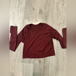Lululemon Swiftly Tech Cropped Long-Sleeve Shirt 2.0